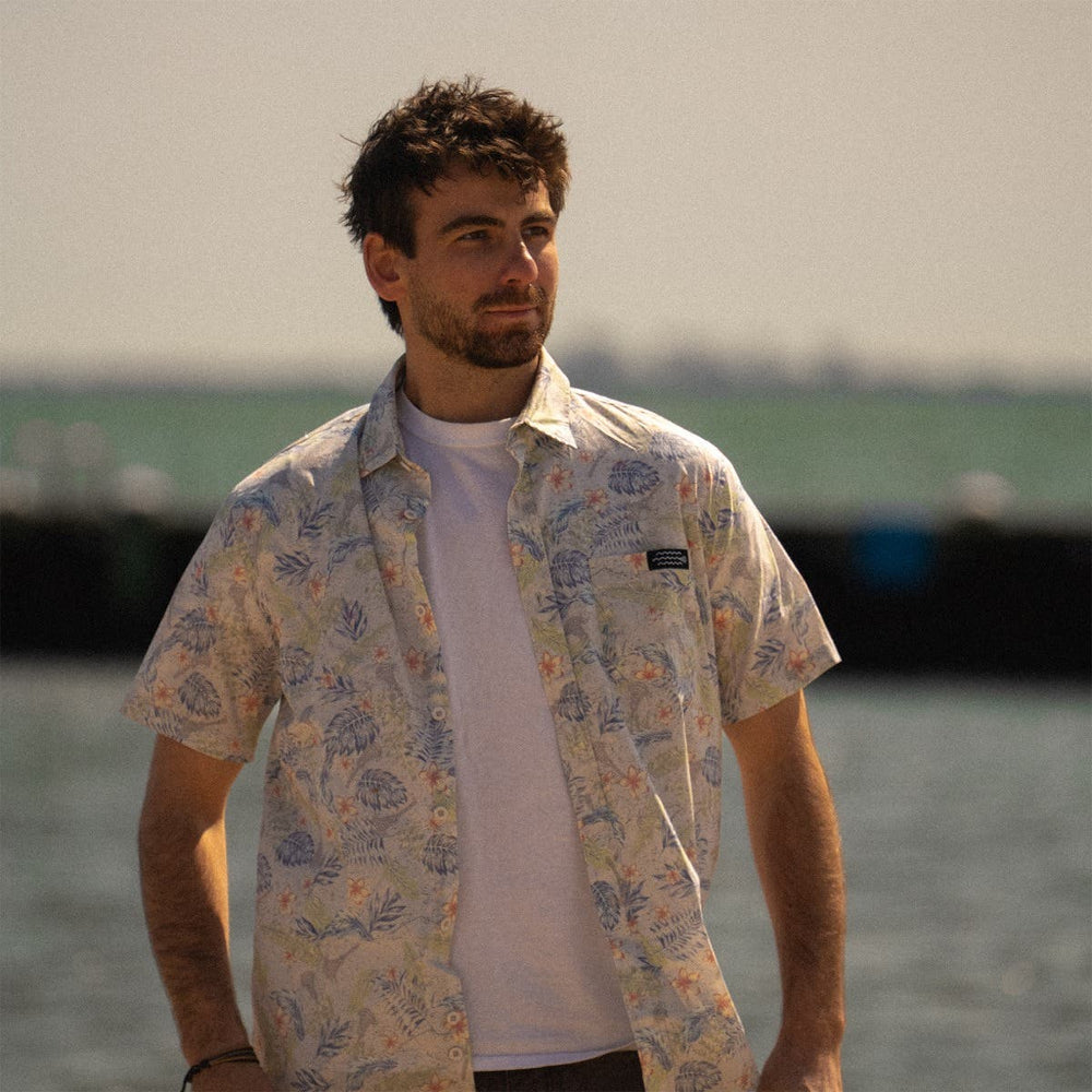 Aloha Lacrosse Button Down Tee