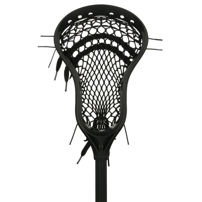 StringKing Complete 2 Intermediate Lacrosse Stick - Attack/Middie - Black