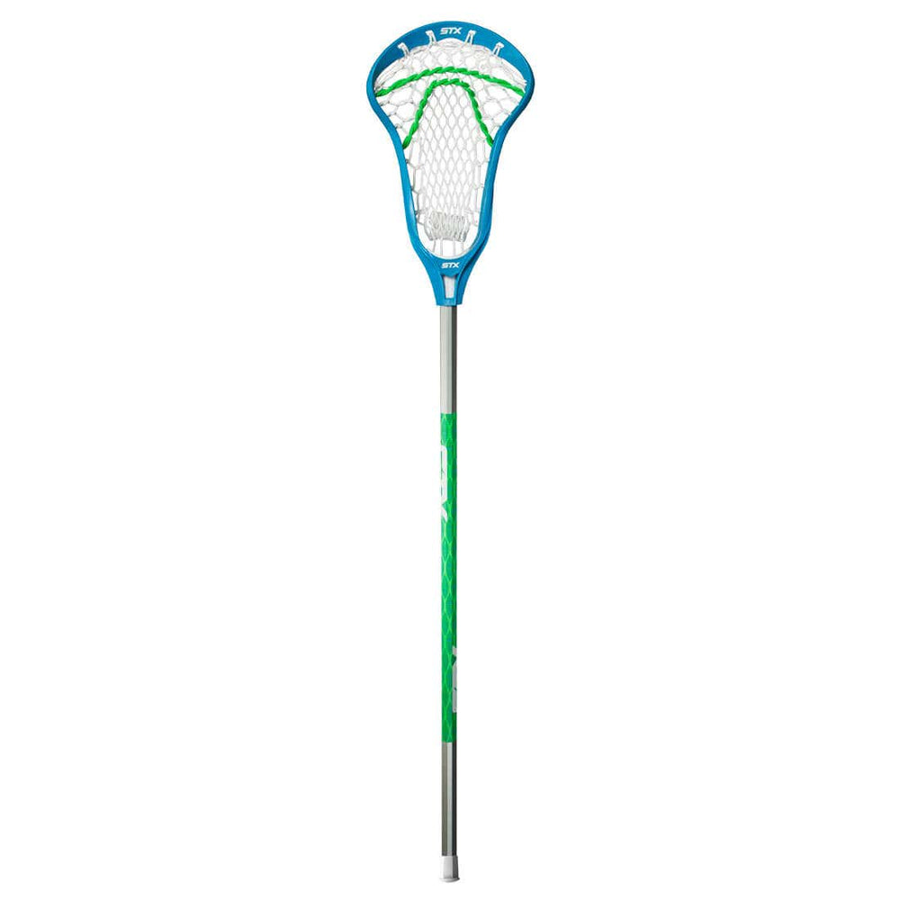 STX Crux 100 Complete Girl's Lacrosse Stick Mesh - Blue