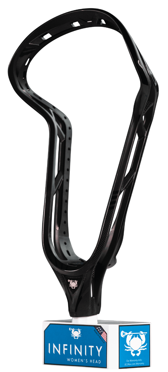 ECD Infinity Women's Unstrung Lacrosse Head - Black