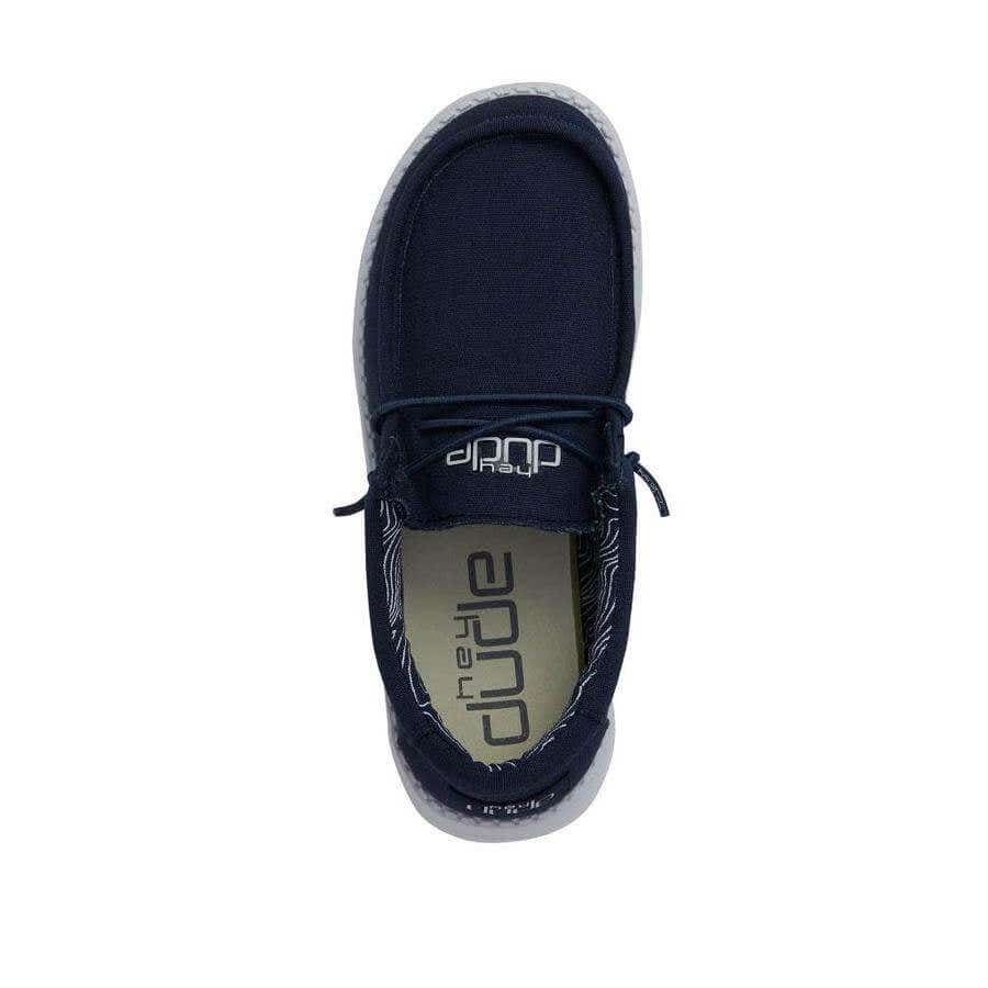 Hey Dude Wally Youth Casual Shoes tongue