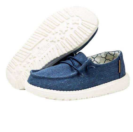 Hey Dude Wendy Linen Casual Shoes Bottom