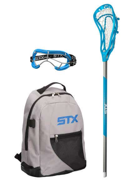 STX Exult Rise Girls Lacrosse Starter Set - Light Blue