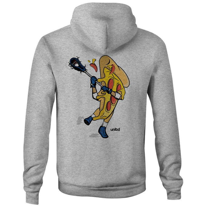 Pizza Lacrosse Hoodie Back