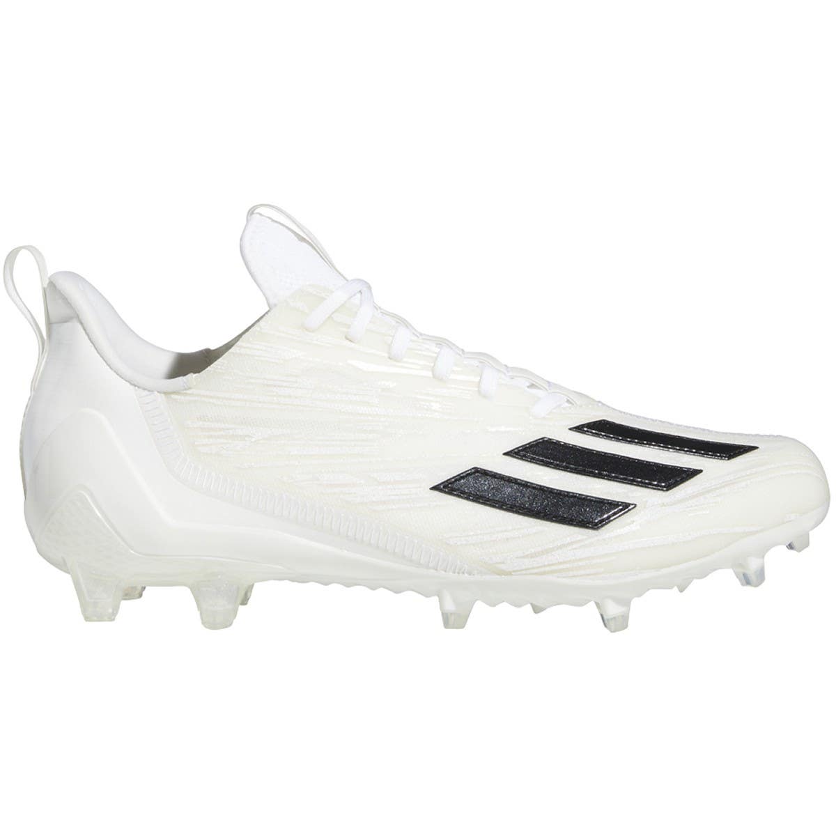 adidas Adizero Football Cleats White/Black / 8 adidas Adizero Football Cleats White/Black / 8
