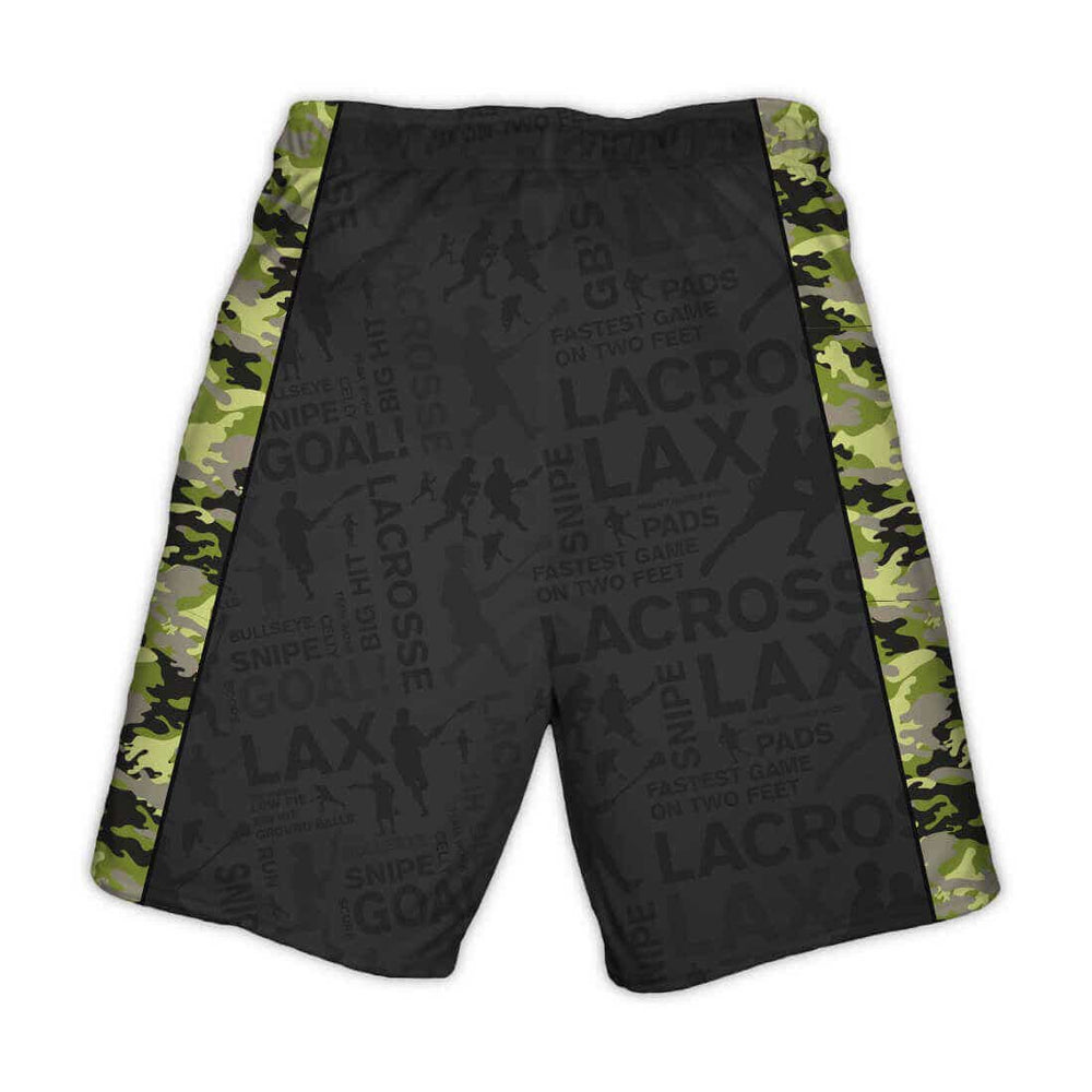 lime camo shorts