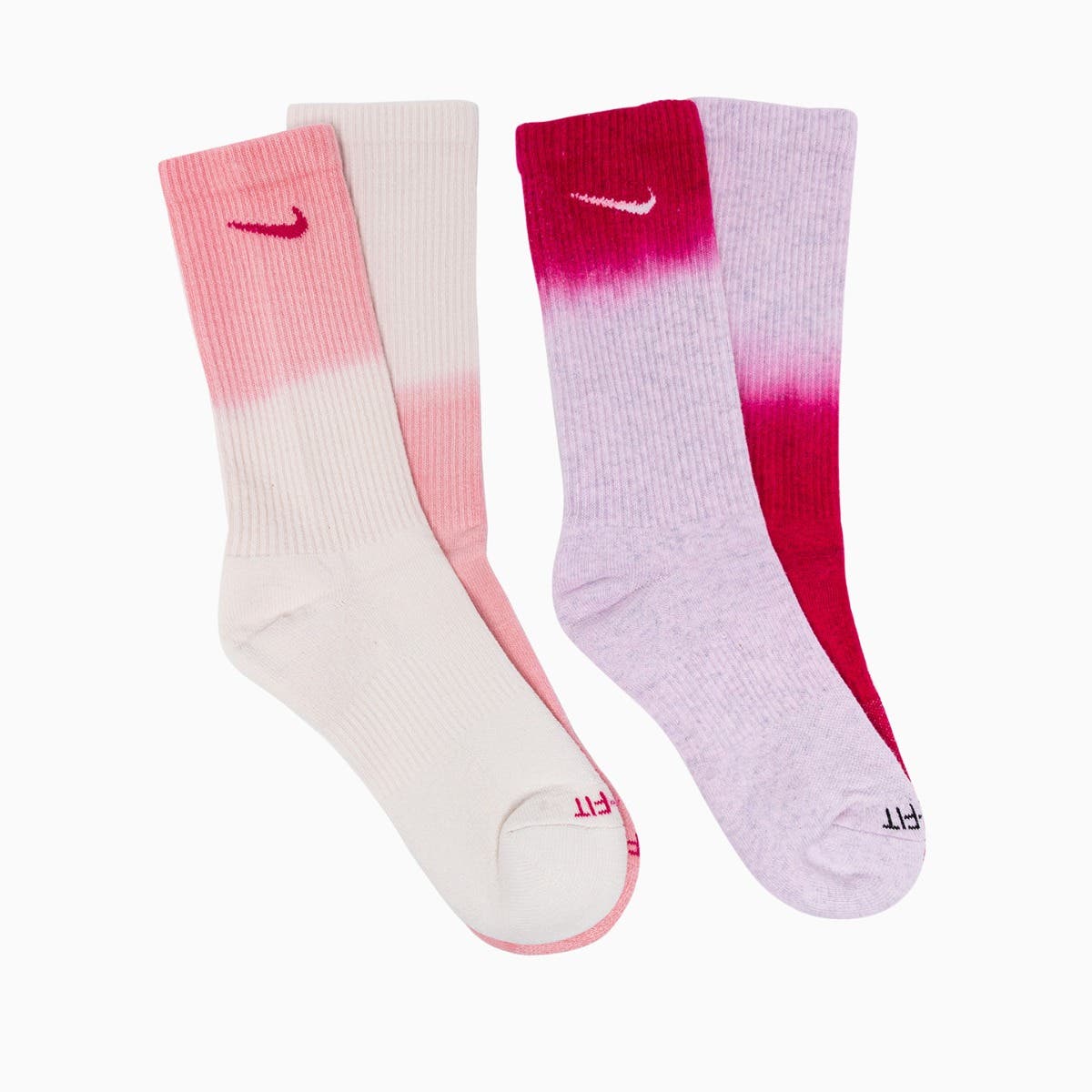 Nike 2-pack Tie Dye Pink Socks
