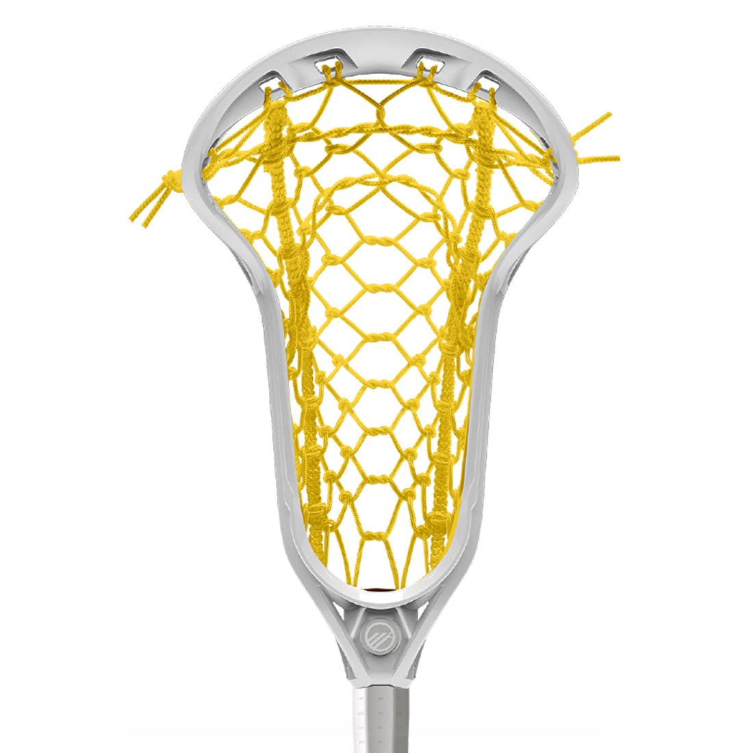 hauck lacrosse all in one everglade Maverik Ascent Pro Strung Women's Lacrosse Head, Hex Pocket / White / Yellow