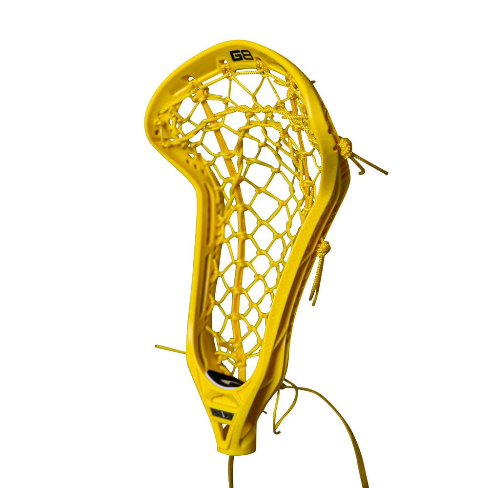 Gait Whip 2 Women's Strung Lacrosse Head Flex Mesh - Yellow/Yellow