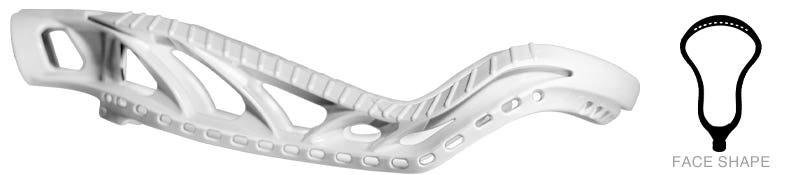 Gait D2 Unstrung Groundball lacrosse head side view