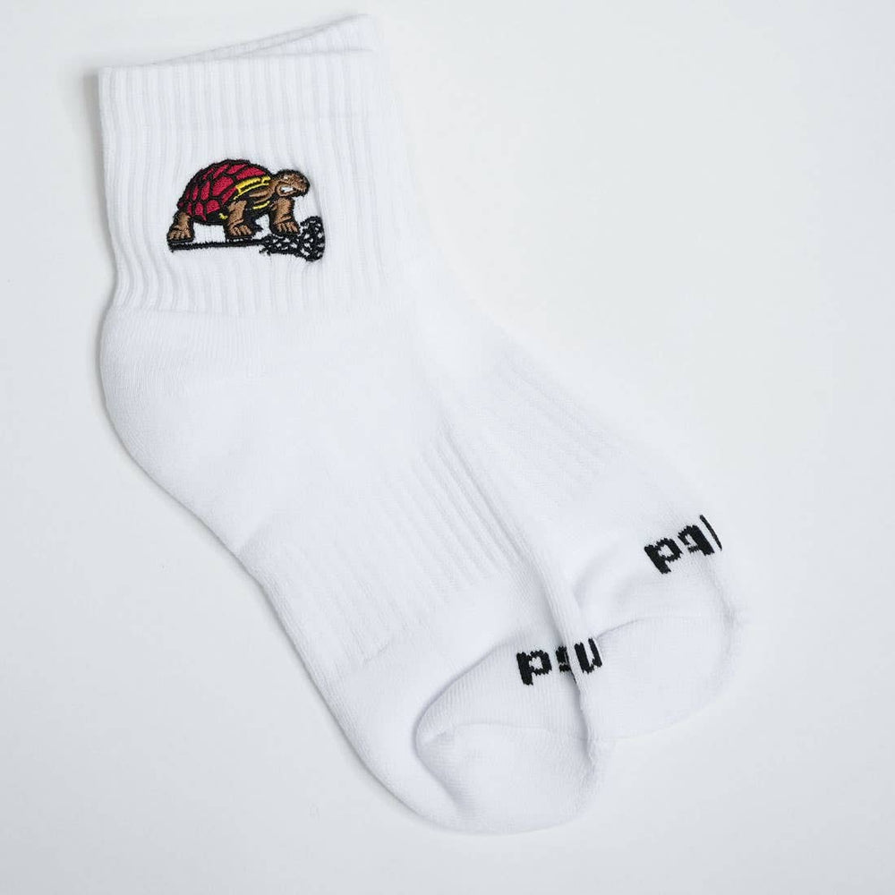 Terps Campus Lacrosse Socks turtle logo