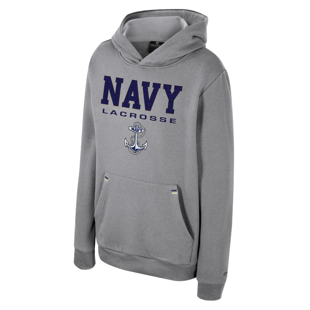 Navy Lacrosse Hoodie - Youth