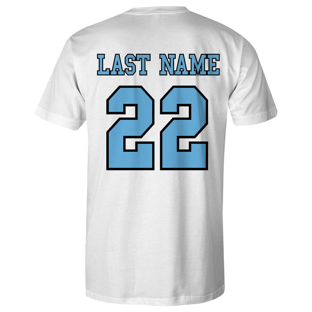 Custom Explode Lacrosse Tee - White