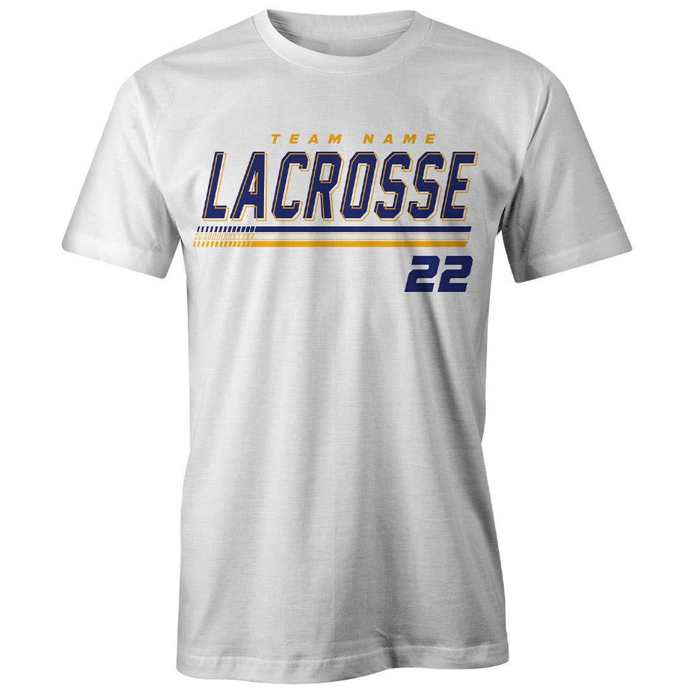 Custom Striker Lacrosse Tee - White