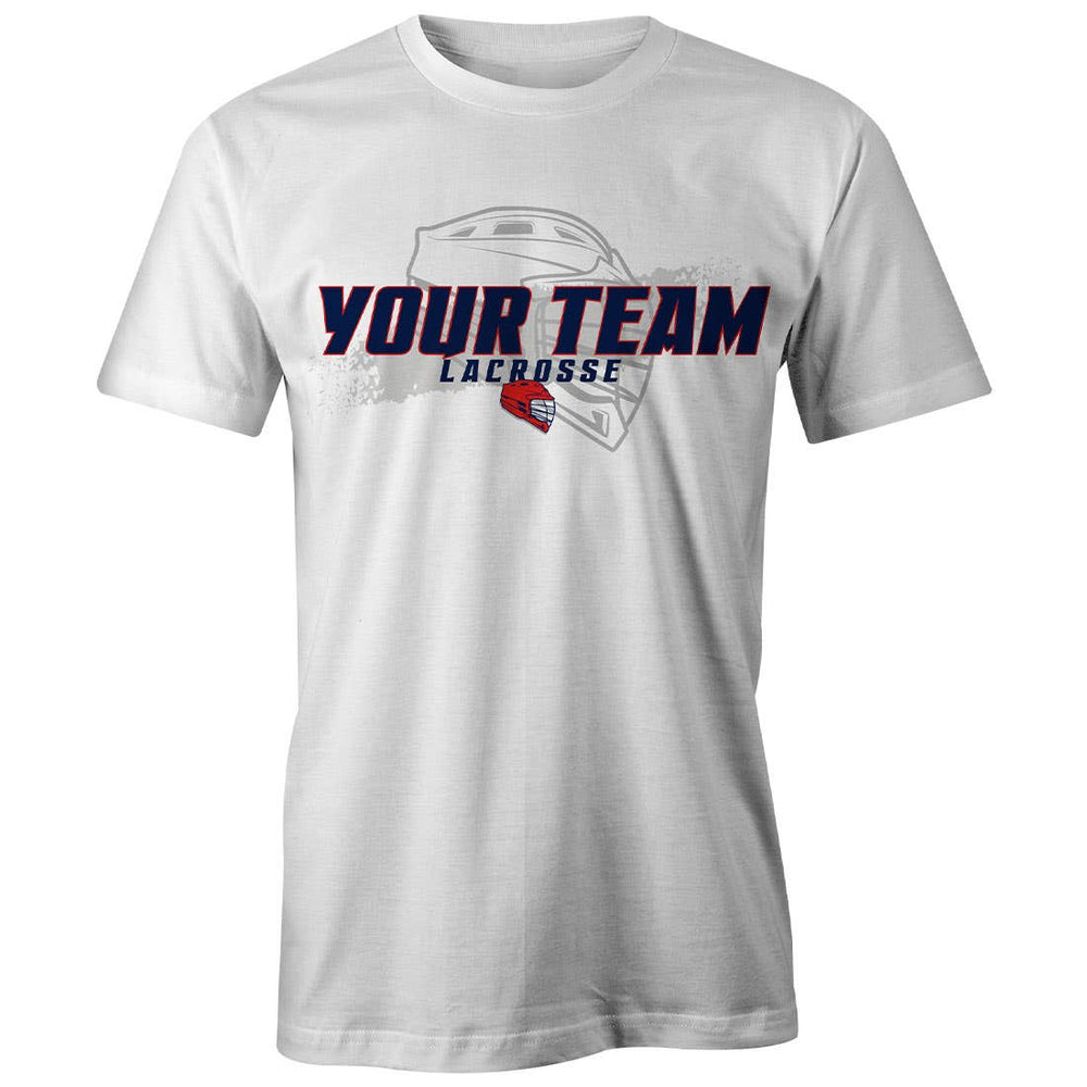 Custom Slash Lacrosse Tee - White
