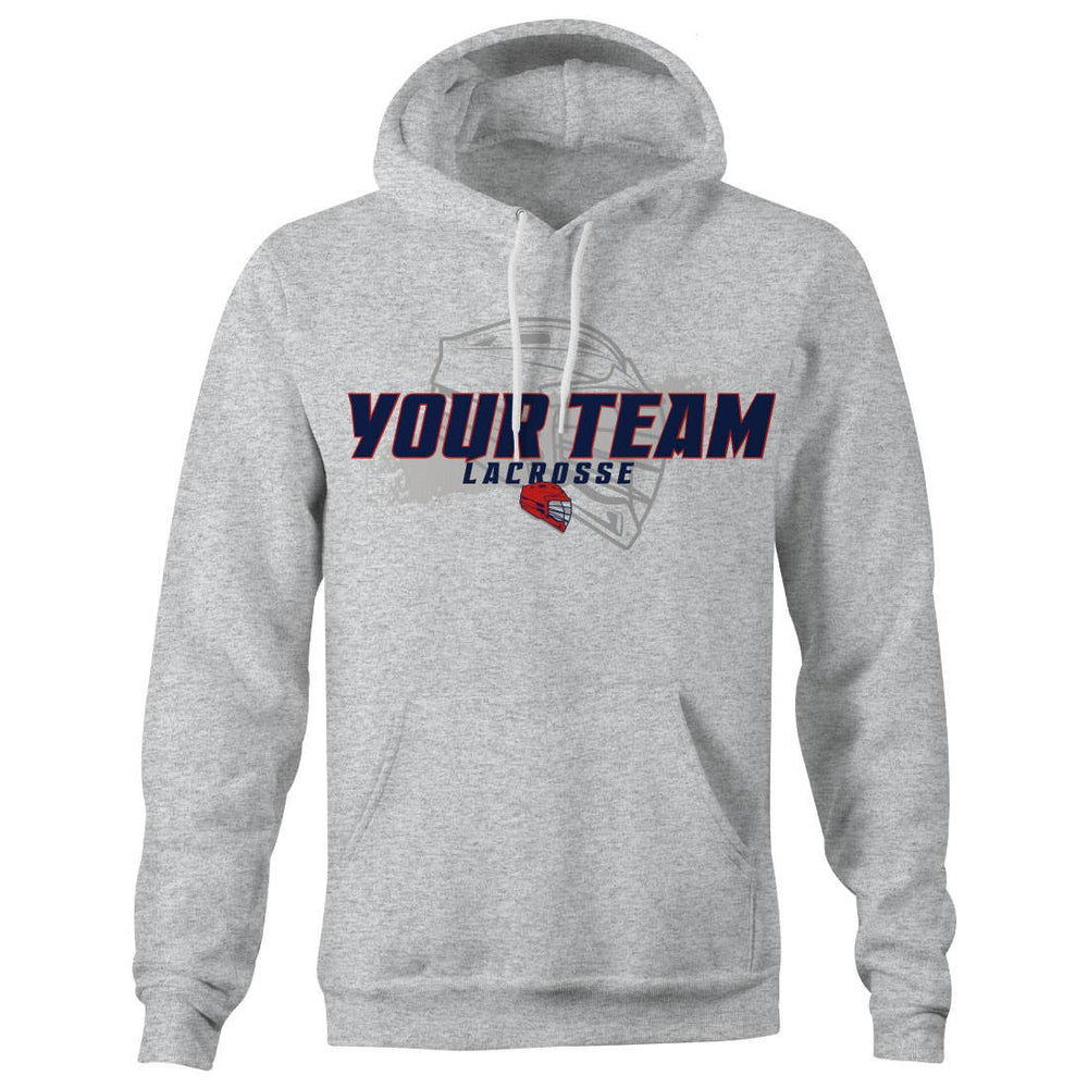 Custom Slash Lacrosse Hoodie front view