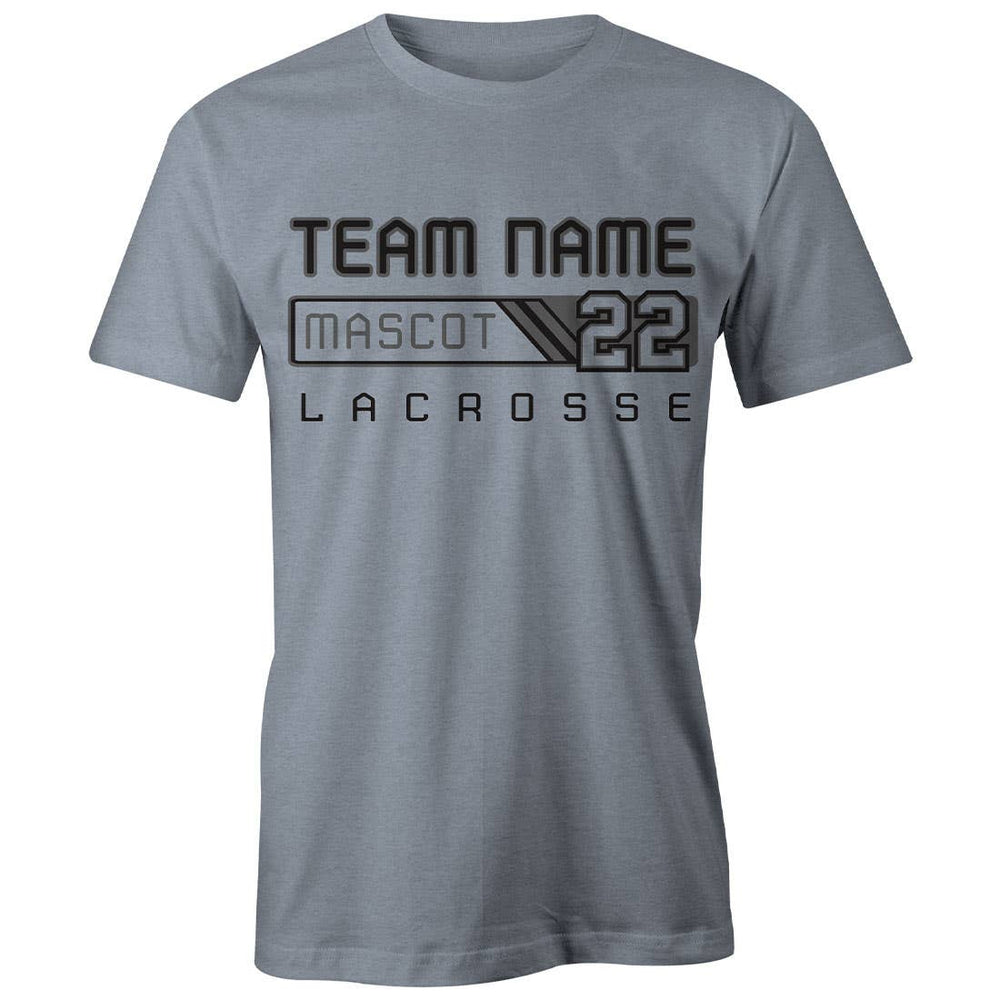 Custom Cadet Lacrosse Tee - Grey