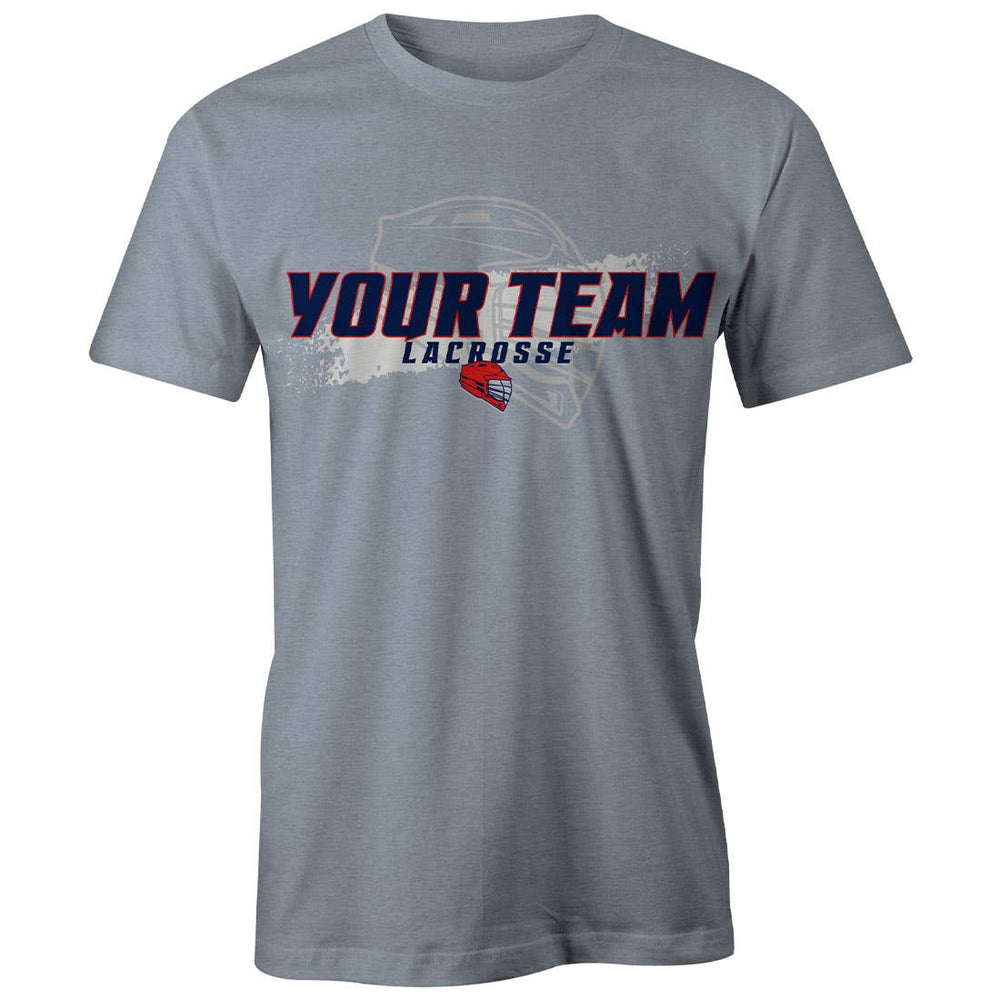 Custom Slash Lacrosse Tee - Grey