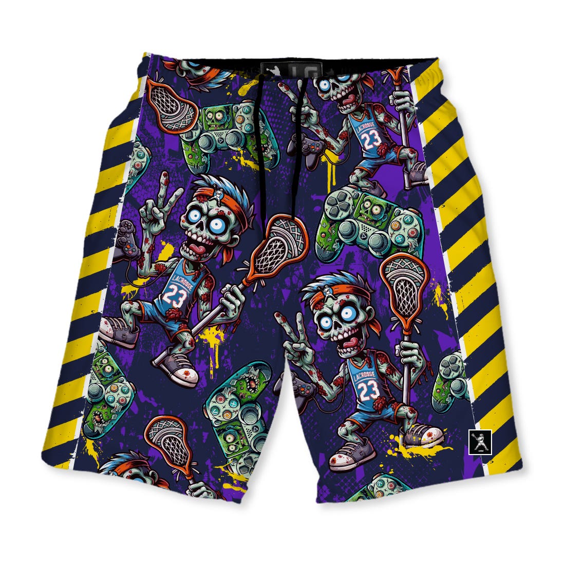 Zombie Gamer Lacrosse Shorts