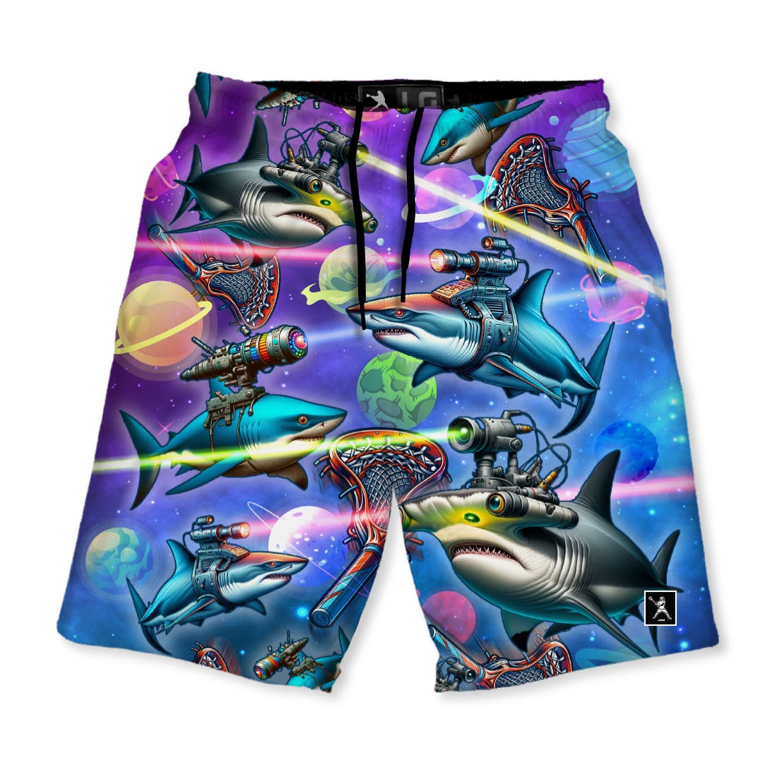 Lasersharks Lacrosse Shorts