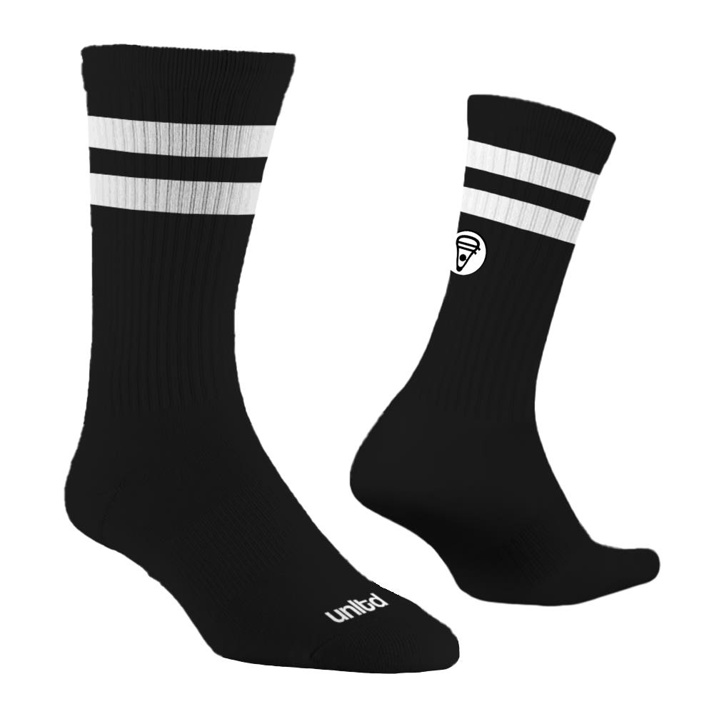 Ankle Breaker 2.0 Lacrosse Socks - Black/White