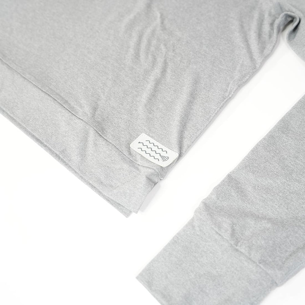 Cloud 9 Women's Lacrosse Cropped Hoodie - Grey