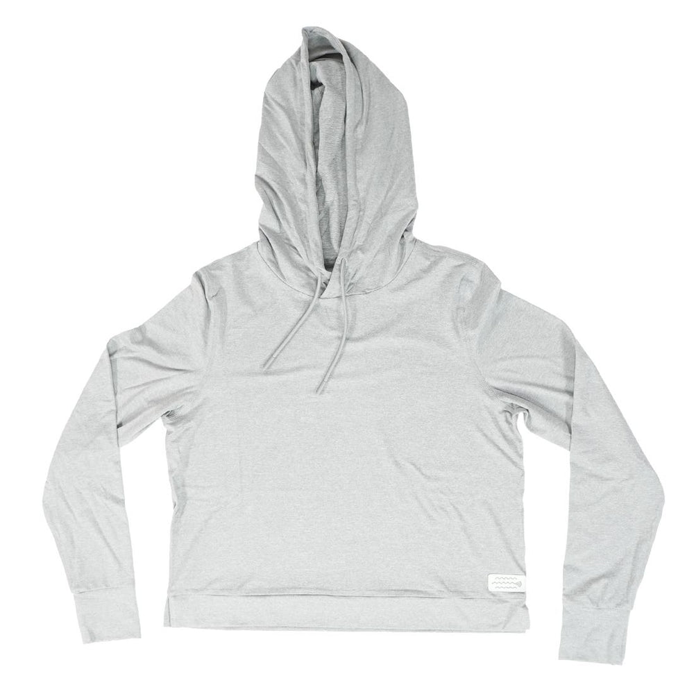 Cloud 9 Women's Lacrosse Cropped Hoodie - Grey