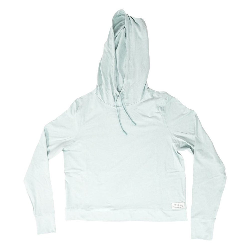 Cloud 9 Women's Lacrosse Cropped Hoodie - Sage