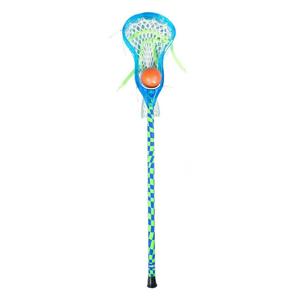 LU Blue Checker Mini Lacrosse Stick