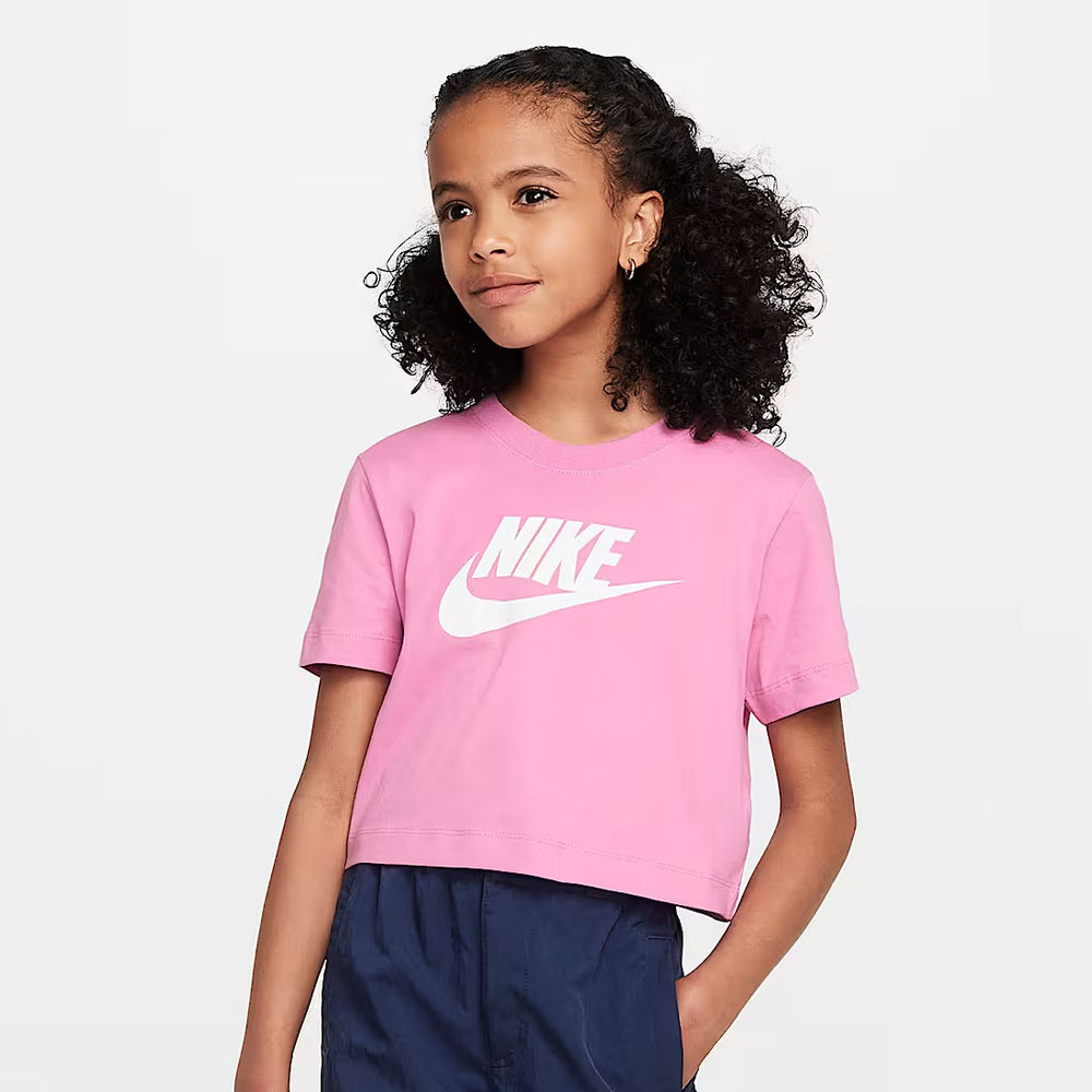 Nike Floral Girl's Cropped Lacrosse Tee