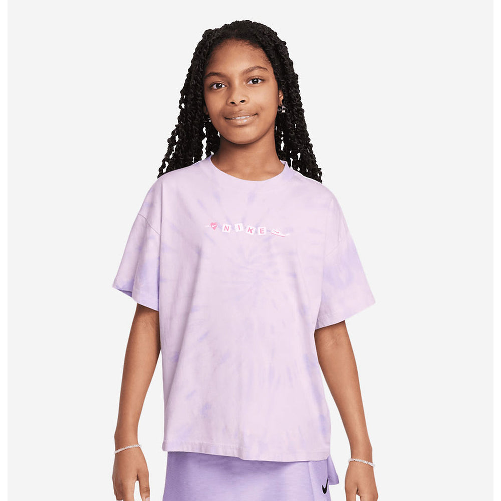 Hydrangea Tie Dye Girl's Lacrosse Tee