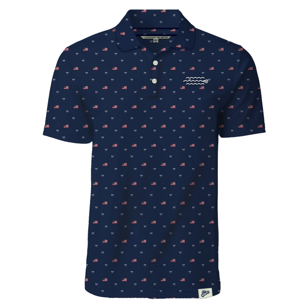 Stars & Sticks Lacrosse Polo