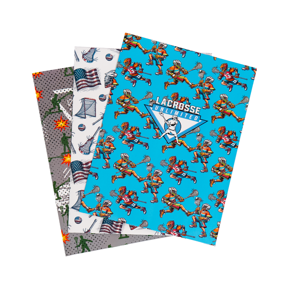Lacrosse Unlimited Boys' 3 Pack Folder
