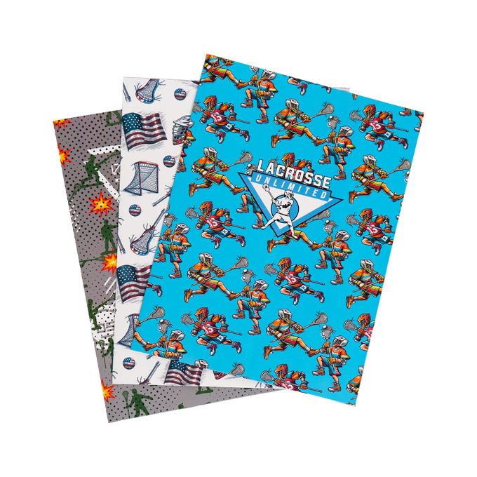 Lacrosse Unlimited Boys' 3 Pack Folder