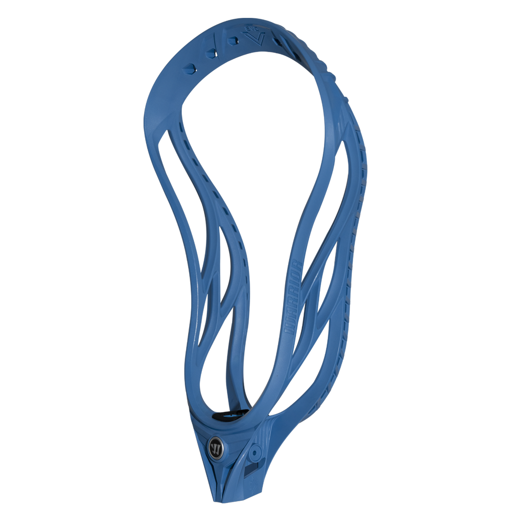 Warrior Evo V Unstrung Lacrosse Head - Blue