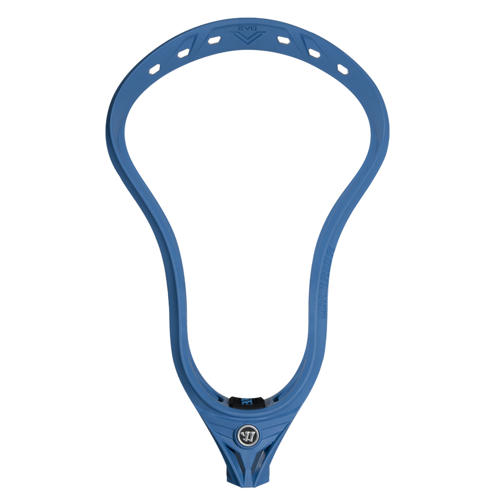 Warrior Evo V Unstrung Lacrosse Head - Blue