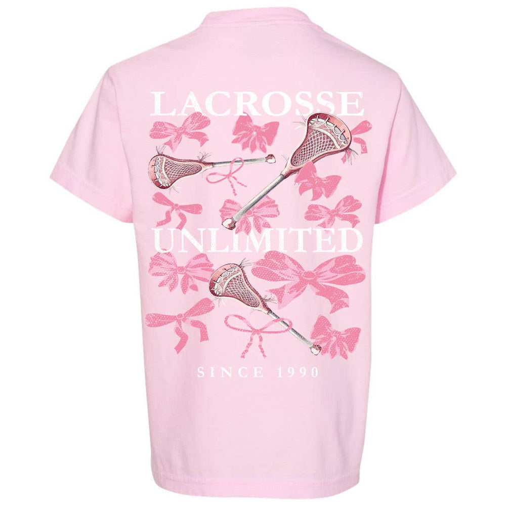 Blossom Bows Girl's Lacrosse Tee