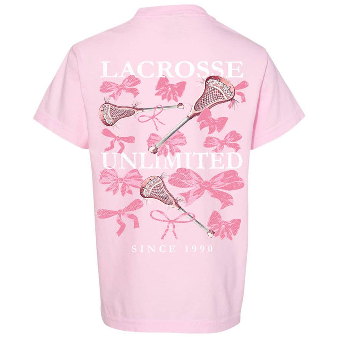 Blossom Bows Girl's Lacrosse Tee
