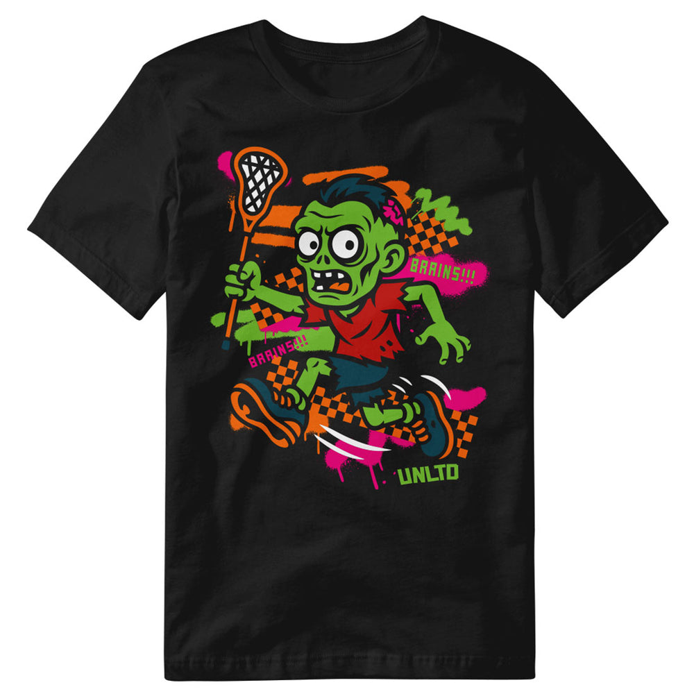 Halloween Zombie Lacrosse Tee