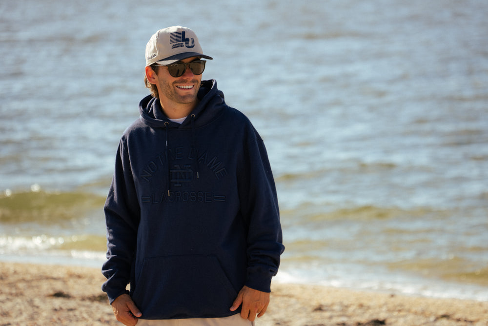 Notre Dame Tonal Lacrosse Hoodie
