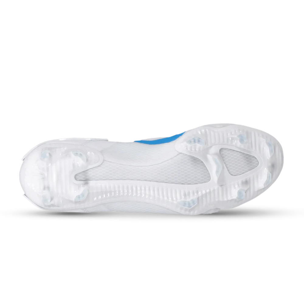 Nike Huarache 9 Elite Lacrosse Cleats - White/Carolina