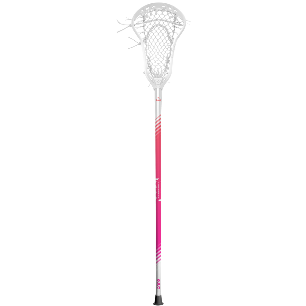 Brine Krown Complete Lacrosse Stick - Pink/Orange