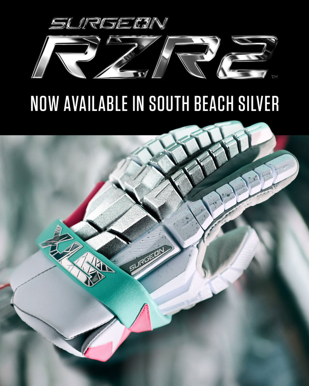 STX Surgeon RZR 2 Lacrosse Gloves
