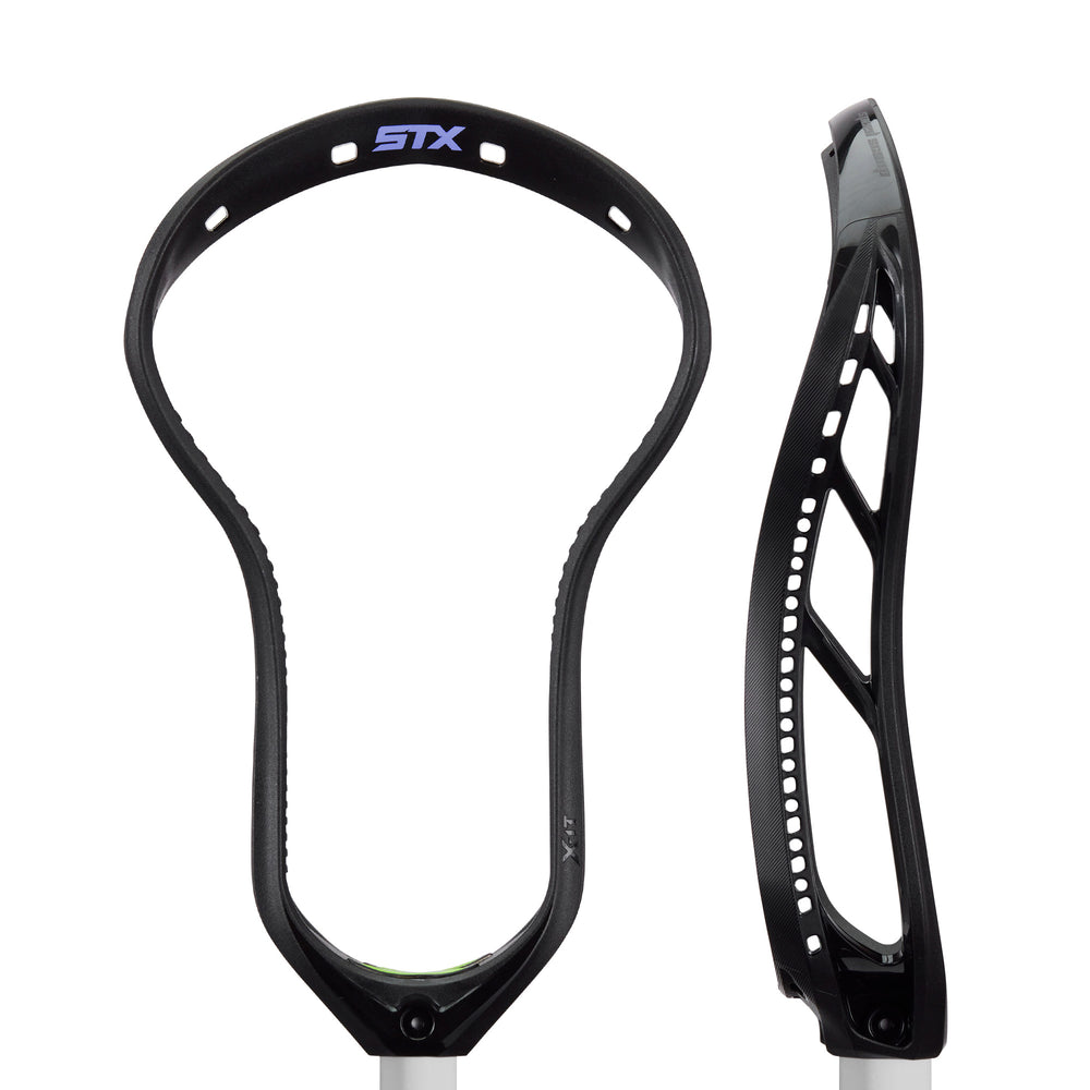 Stiff Unstrung Lacrosse Head - Black