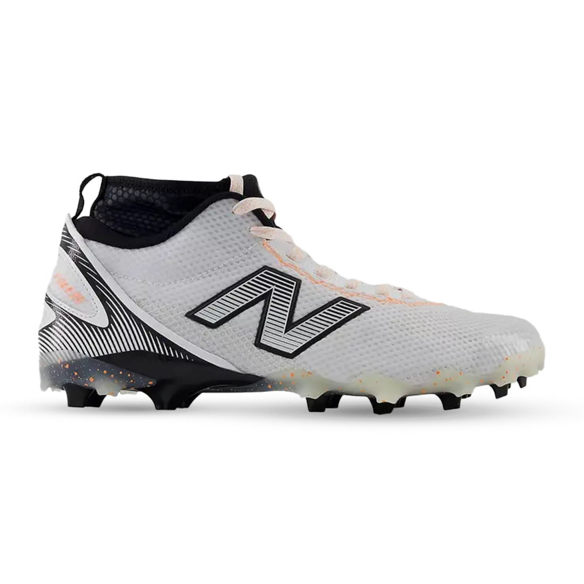 New Balance Freeze 5.0 Lacrosse Mid Cleats - Clementine