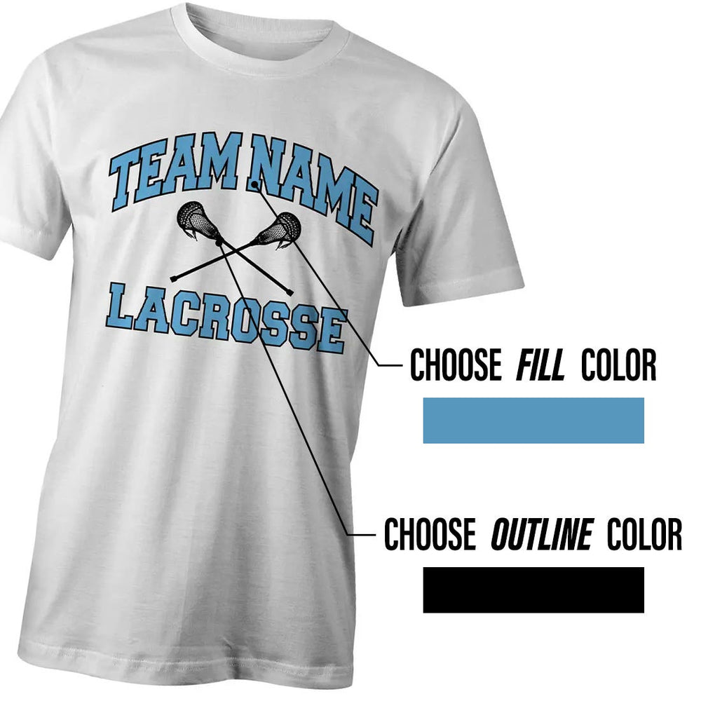 Custom Classic Lacrosse Tee - White