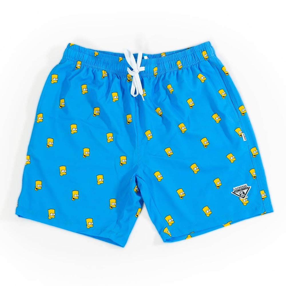 Simpsons  Bart Lacrosse Swim Dodge Shorts