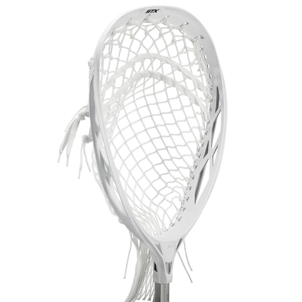 strung STX Eclipse 3 goalie lacrosse head
