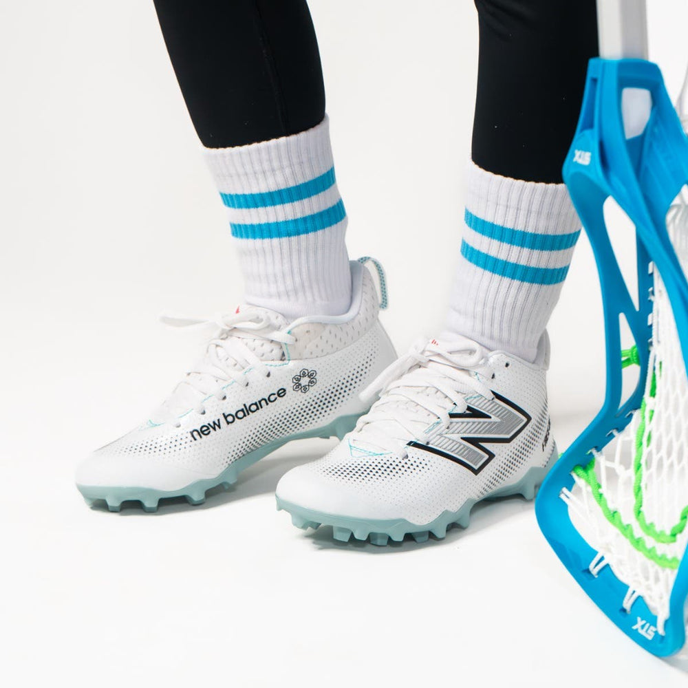 New Balance Freeze 5.0 Junior Lacrosse Cleats - White