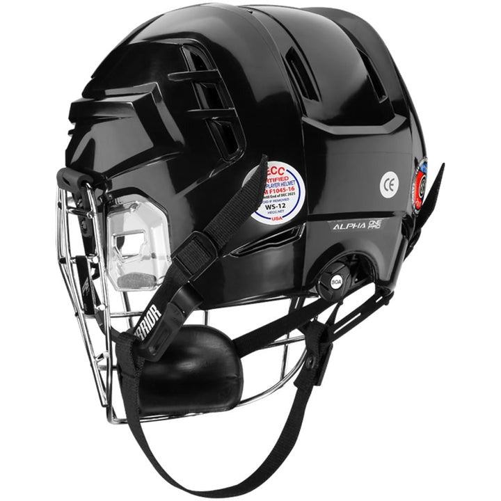 Warrior Fatboy Alpha Pro Combo Box Lacrosse Helmet